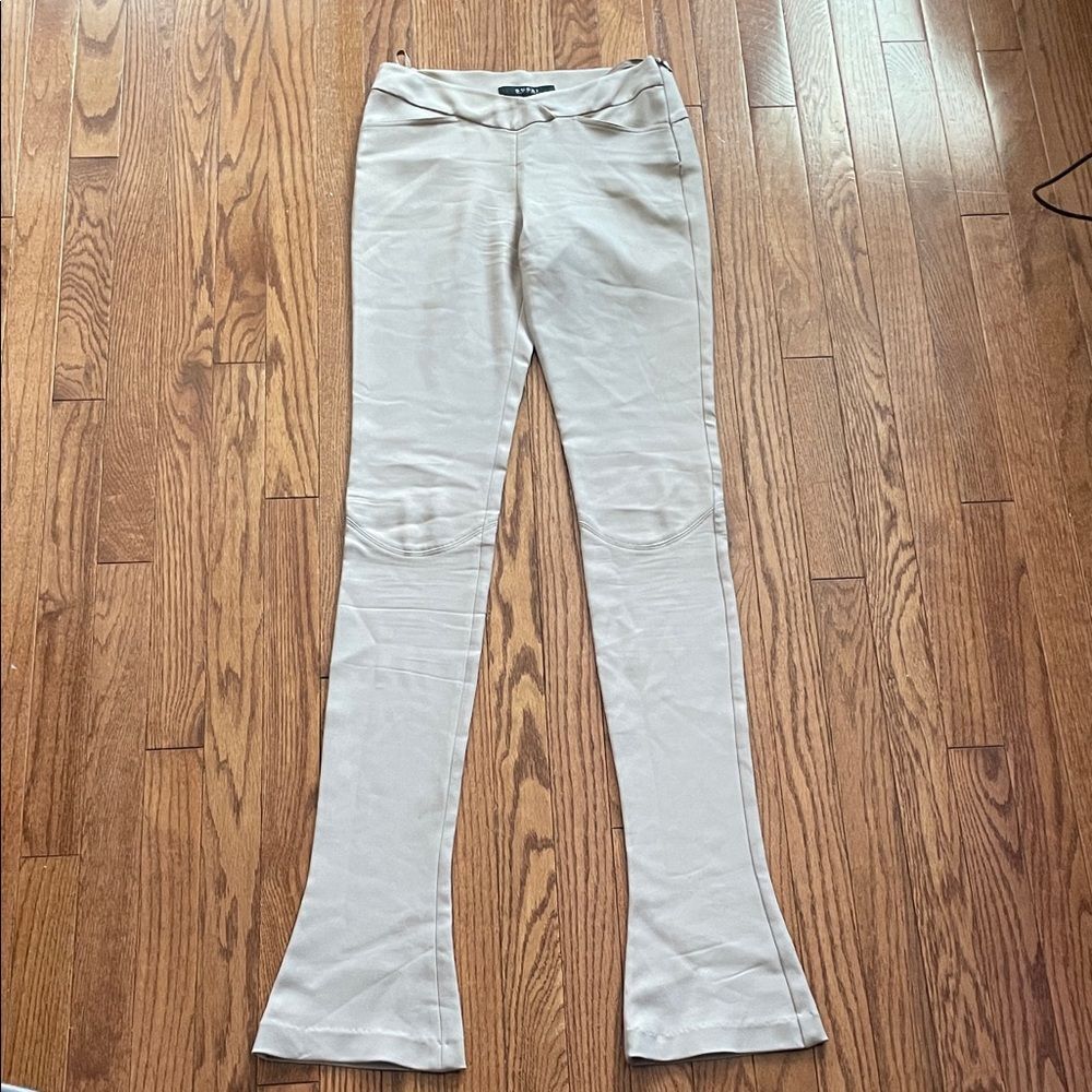 Gucci Vintage Y2K Fall/Winter 2003 Cream Flare Trousers Women’s Sz 42/US 6
